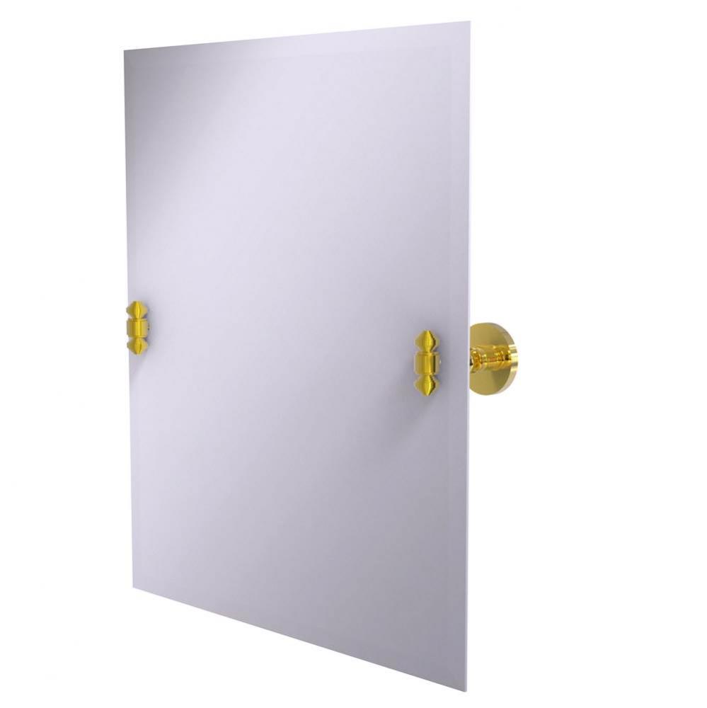 Frameless Rectangular Tilt Mirror with Beveled Edge