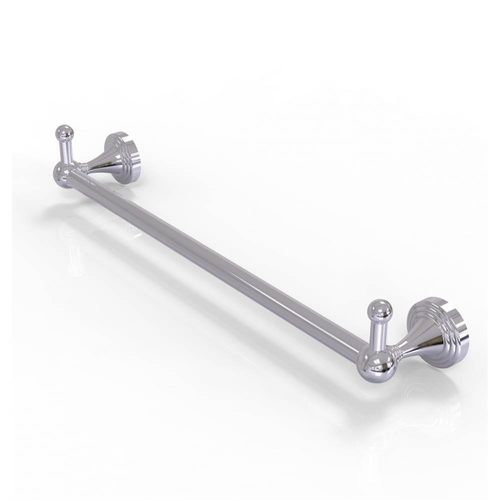 Sag Harbor Collection 24 Inch Towel Bar with Integrated Hooks