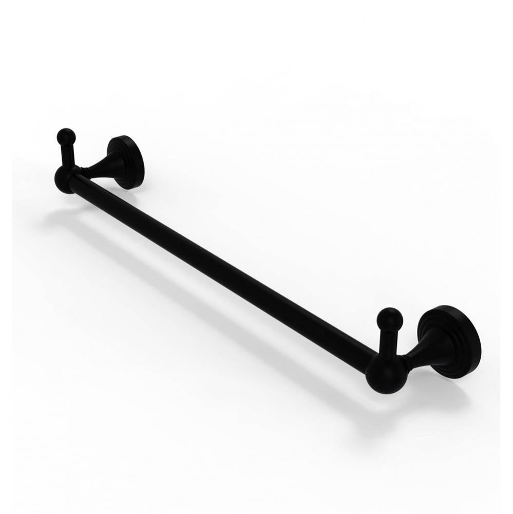 Sag Harbor Collection 36 Inch Towel Bar with Integrated Hooks
