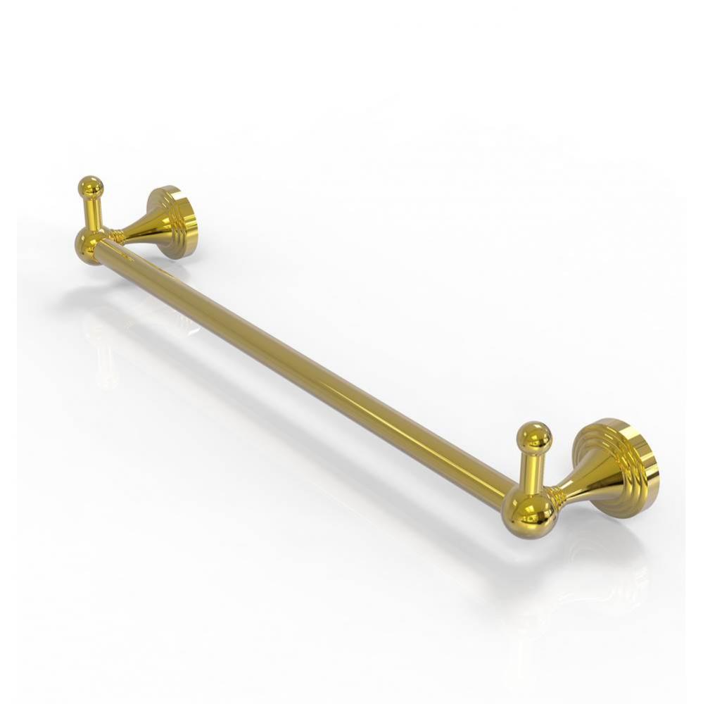 Sag Harbor Collection 36 Inch Towel Bar with Integrated Hooks