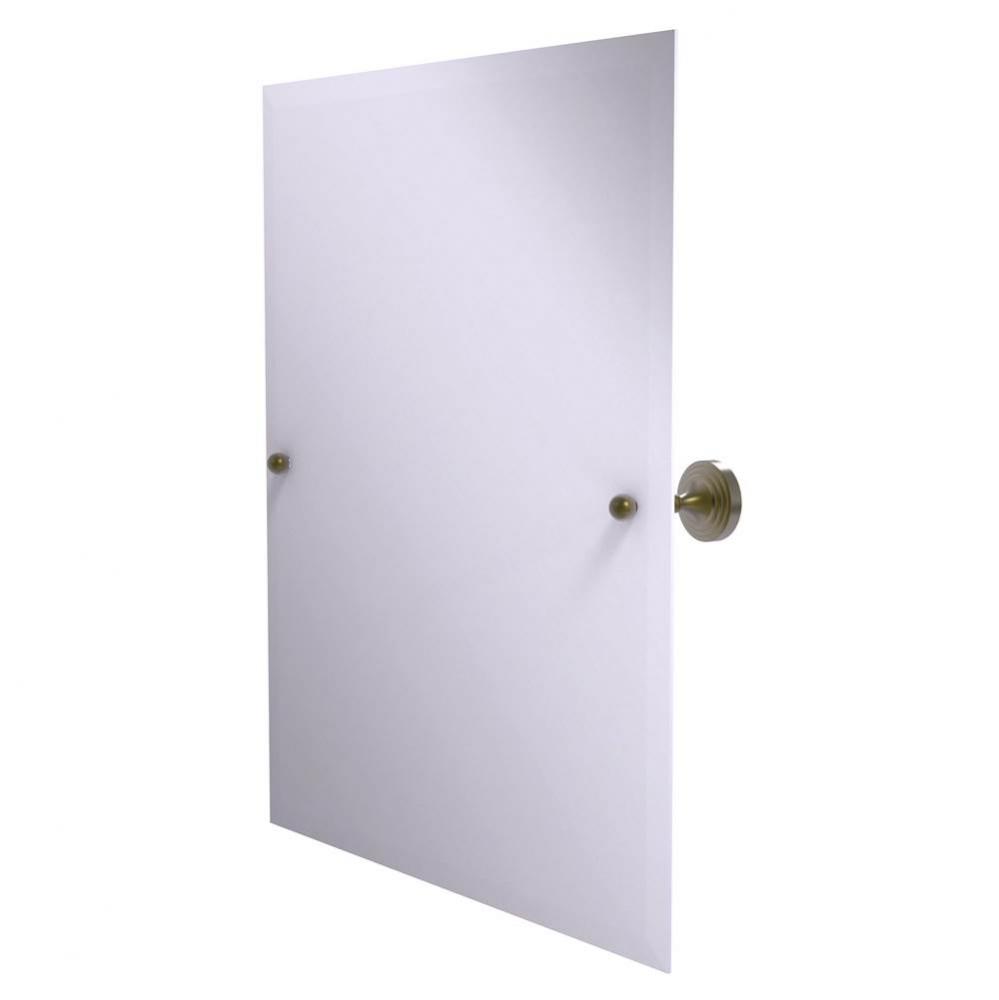 Sag Harbor Collection Frameless Rectangular Tilt Mirror with Beveled Edge