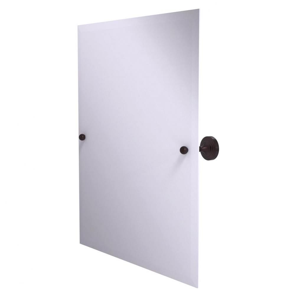 Sag Harbor Collection Frameless Rectangular Tilt Mirror with Beveled Edge