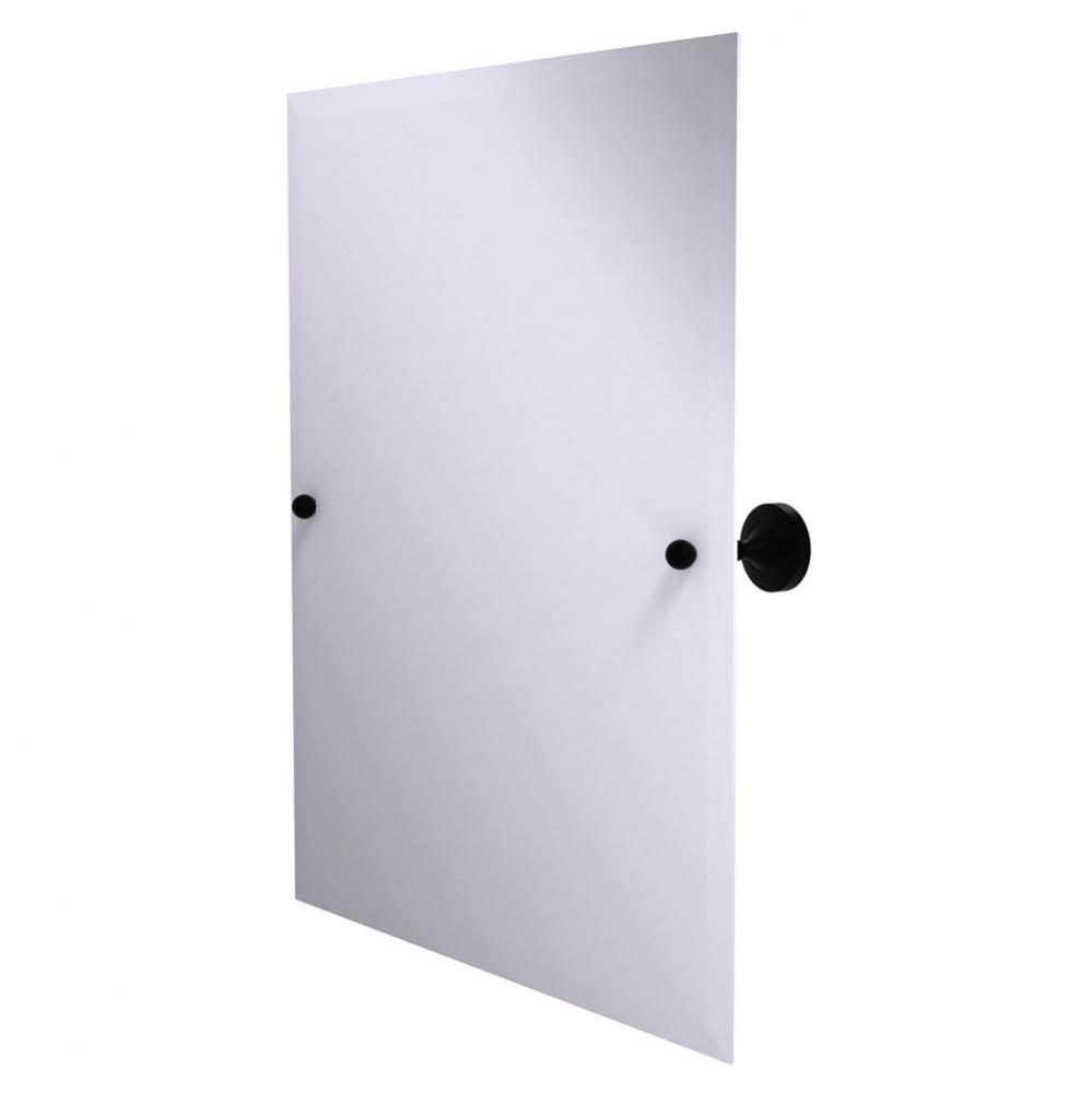 Sag Harbor Collection Frameless Rectangular Tilt Mirror with Beveled Edge