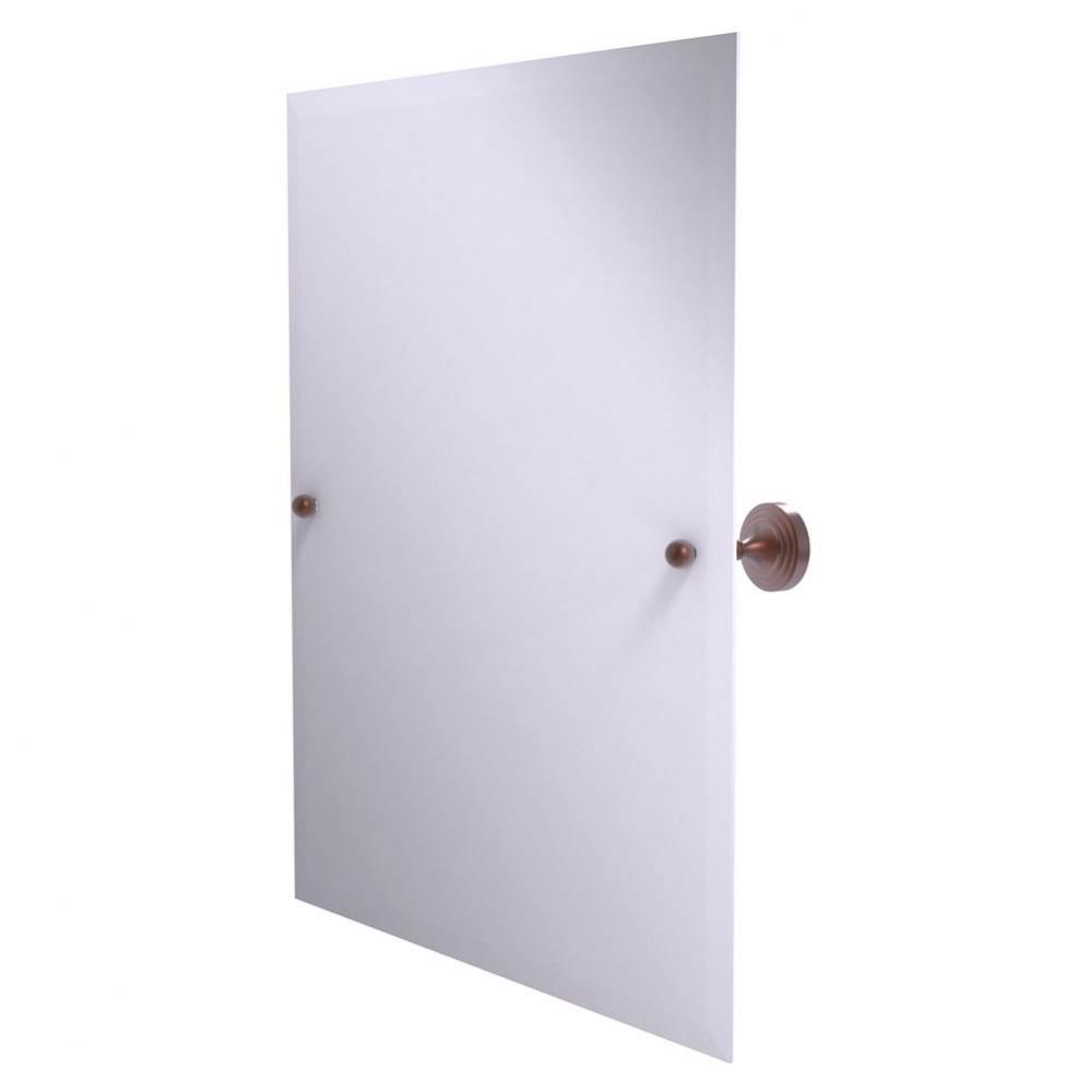 Sag Harbor Collection Frameless Rectangular Tilt Mirror with Beveled Edge