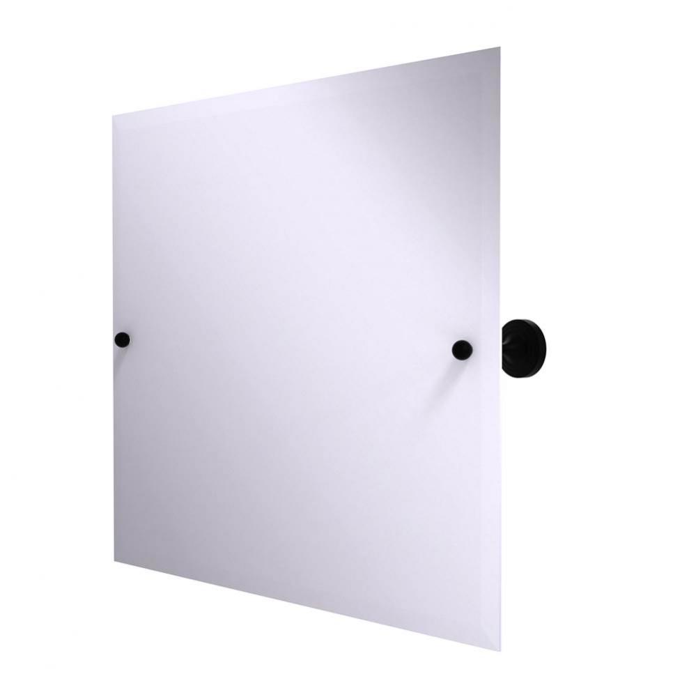 Sag Harbor Collection Frameless Landscape Rectangular Tilt Mirror with Beveled Edge
