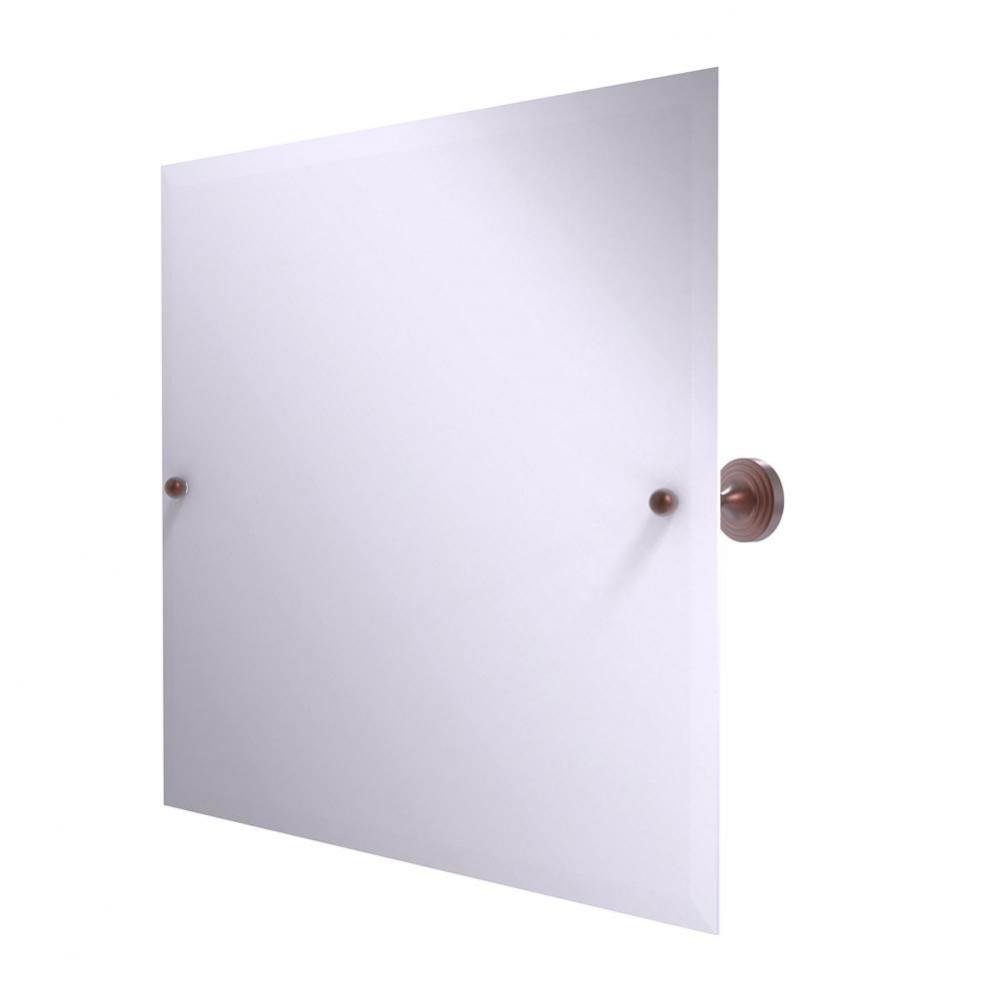 Sag Harbor Collection Frameless Landscape Rectangular Tilt Mirror with Beveled Edge