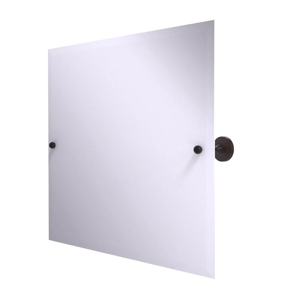 Sag Harbor Collection Frameless Landscape Rectangular Tilt Mirror with Beveled Edge