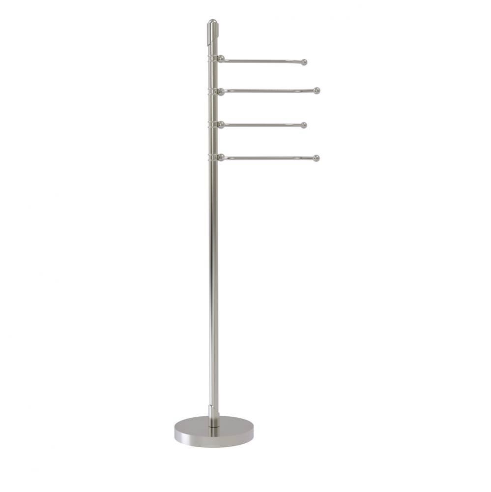Soho Collection Free Standing 4 Pivoting Swing Arm Towel Stand