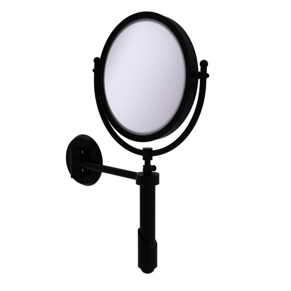 Soho Collection Wall Mounted Make-Up Mirror 8 Inch Diameter with 2X Magnification