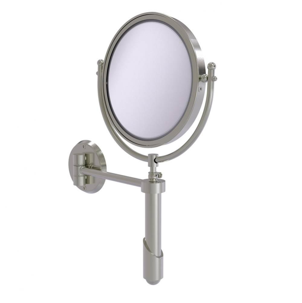 Soho Collection Wall Mounted Make-Up Mirror 8 Inch Diameter with 2X Magnification