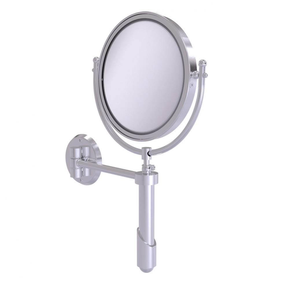 Soho Collection Wall Mounted Make-Up Mirror 8 Inch Diameter with 3X Magnification