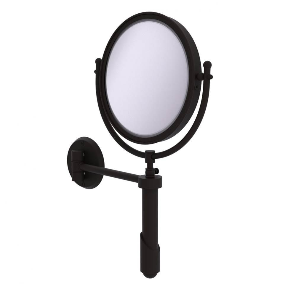 Soho Collection Wall Mounted Make-Up Mirror 8 Inch Diameter with 4X Magnification