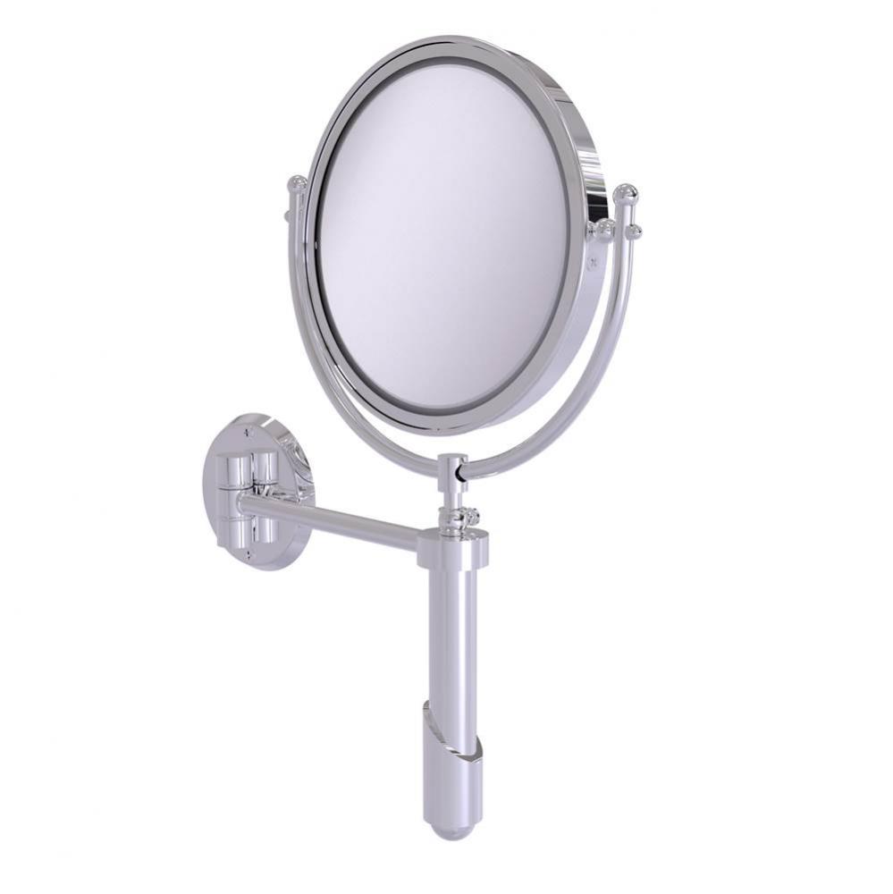 Soho Collection Wall Mounted Make-Up Mirror 8 Inch Diameter with 4X Magnification