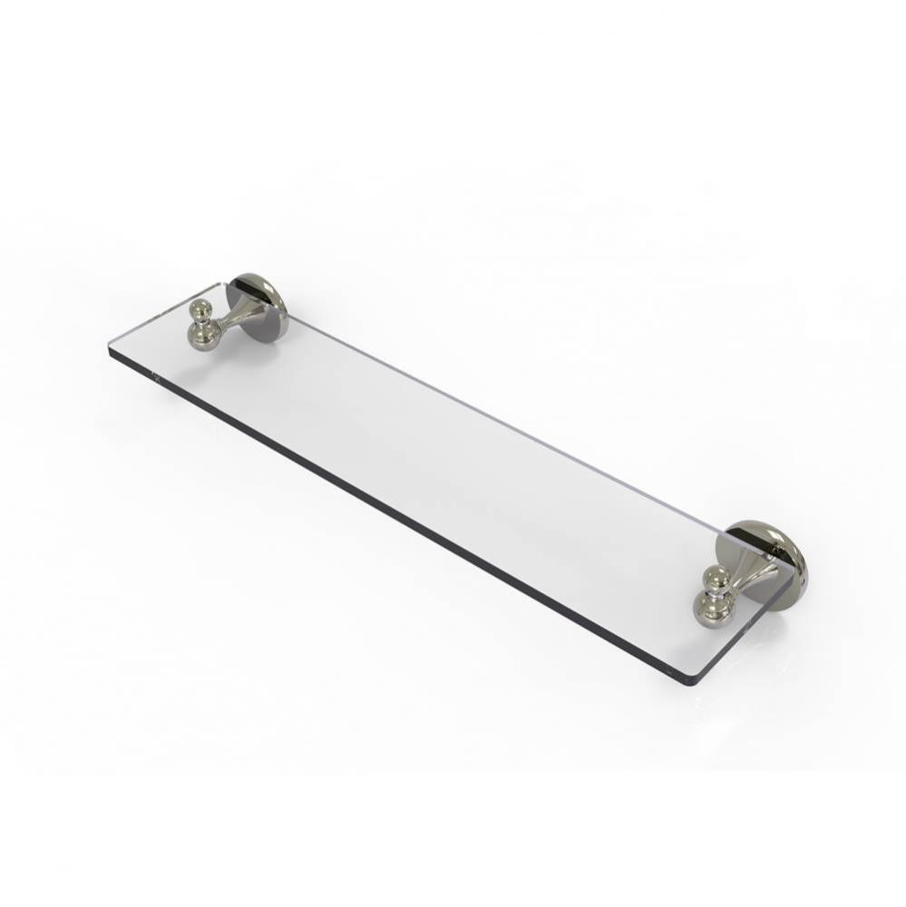 Shadwell Collection 22 Inch Glass Vanity Shelf with Beveled Edges