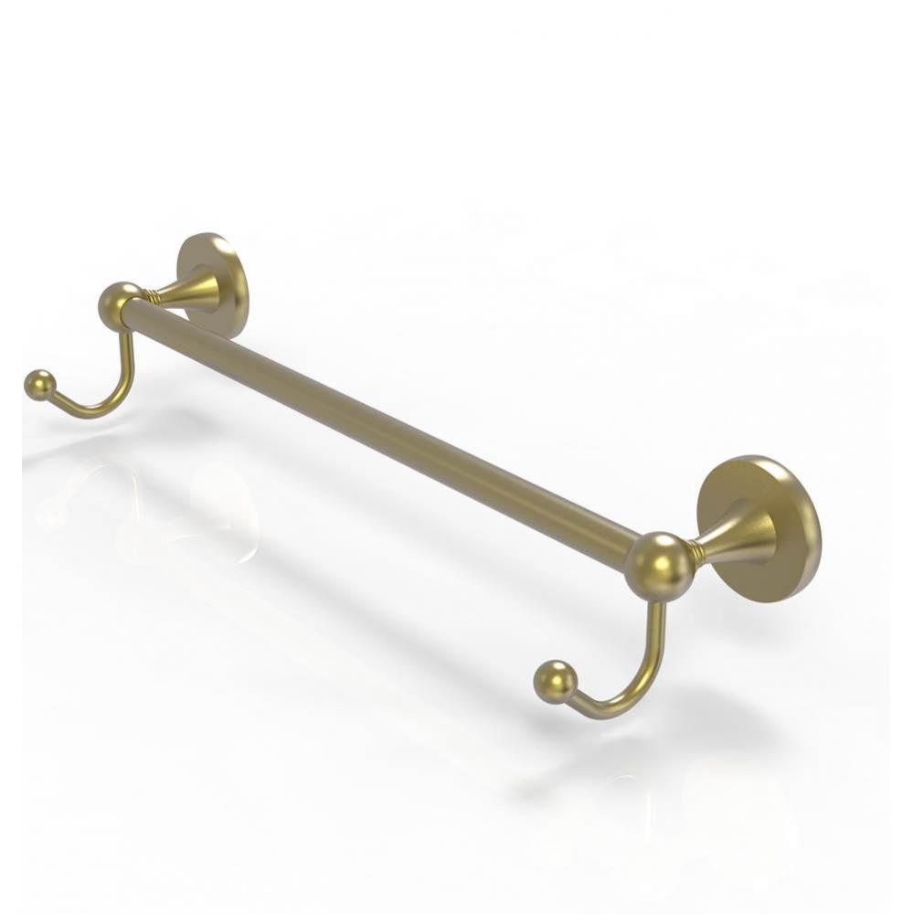Shadwell Collection 18 Inch Towel Bar with Integrated Hooks