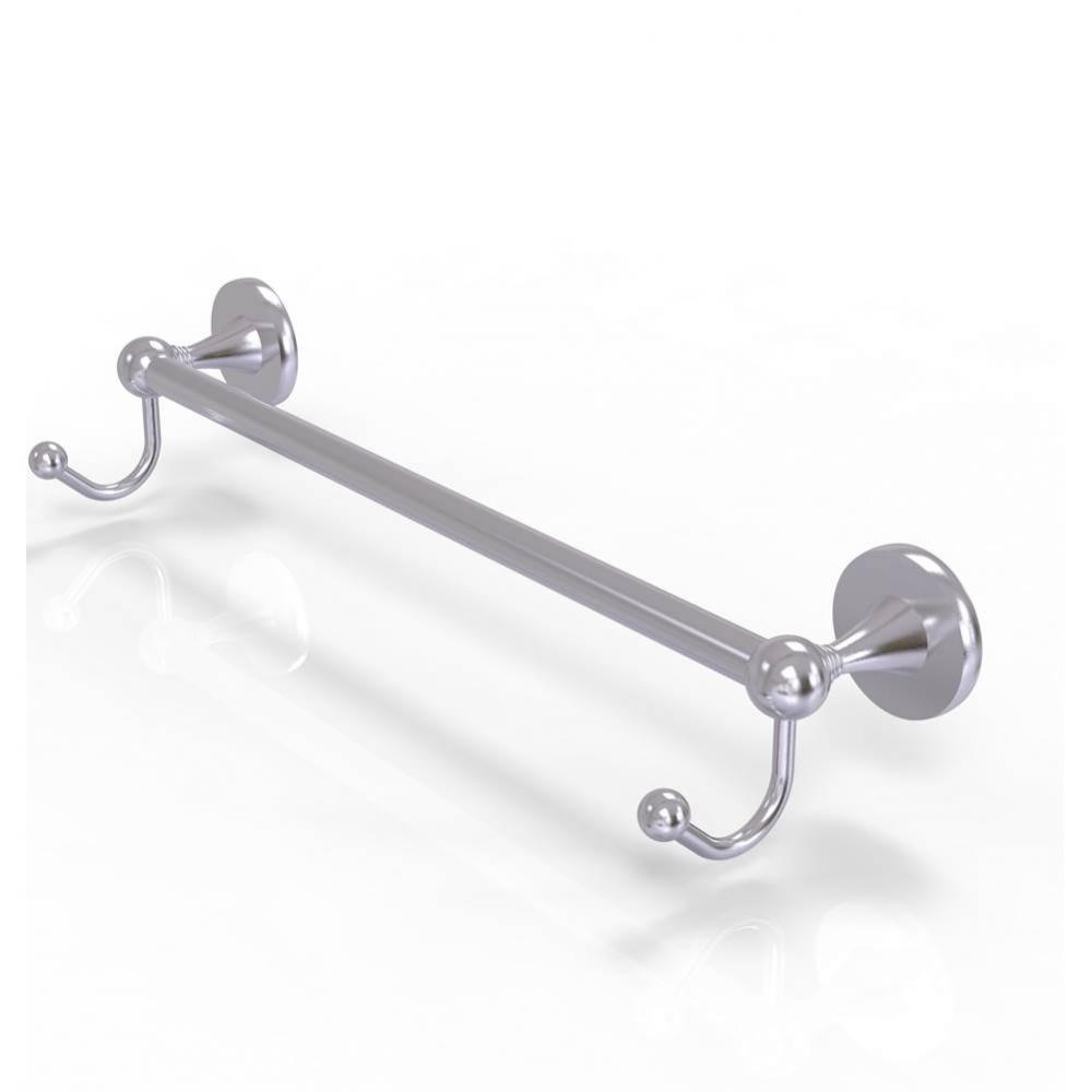 Shadwell Collection 24 Inch Towel Bar with Integrated Hooks