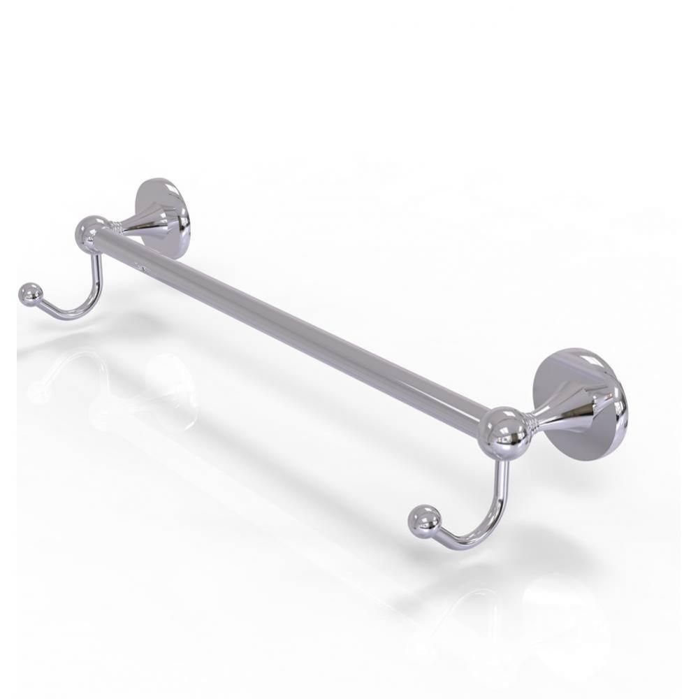 Shadwell Collection 36 Inch Towel Bar with Integrated Hooks