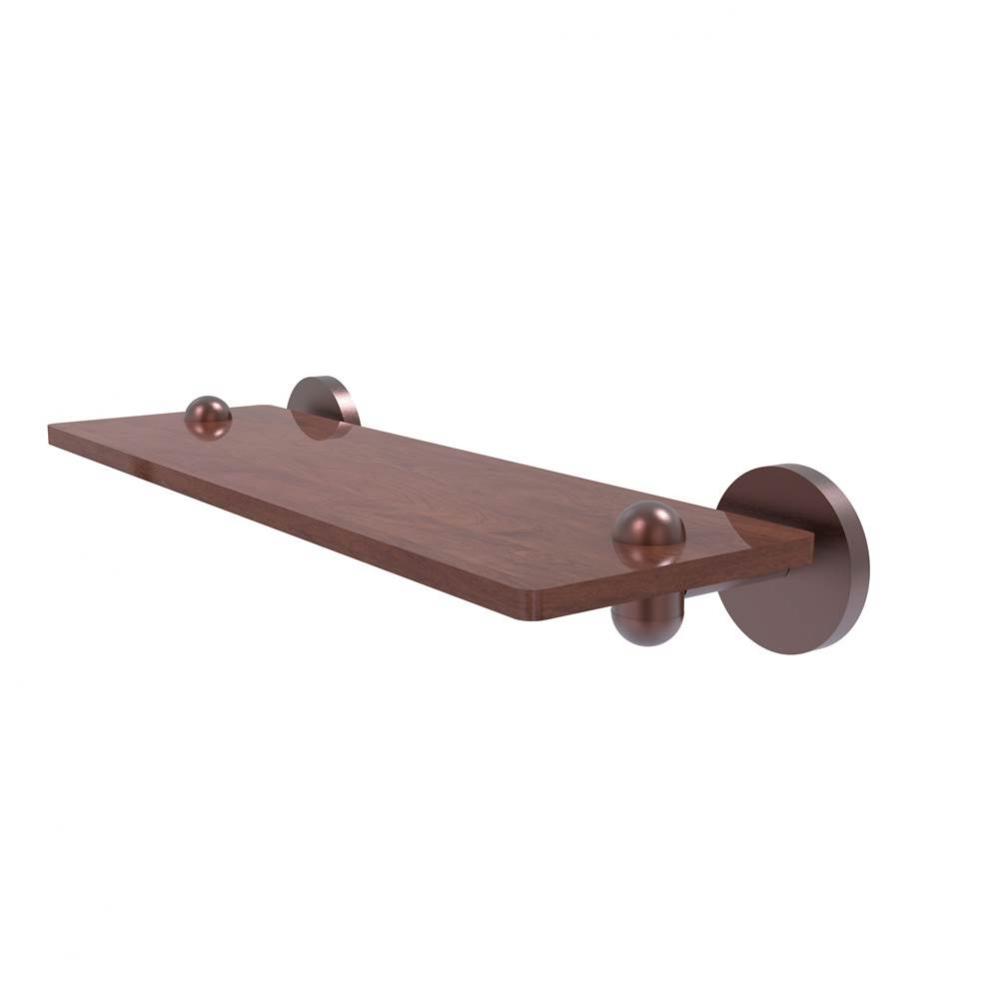 Tango Collection 16 Inch Solid IPE Ironwood Shelf