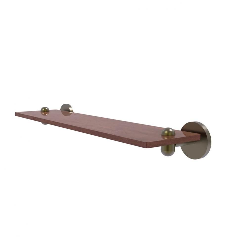 Tango Collection 22 Inch Solid IPE Ironwood Shelf