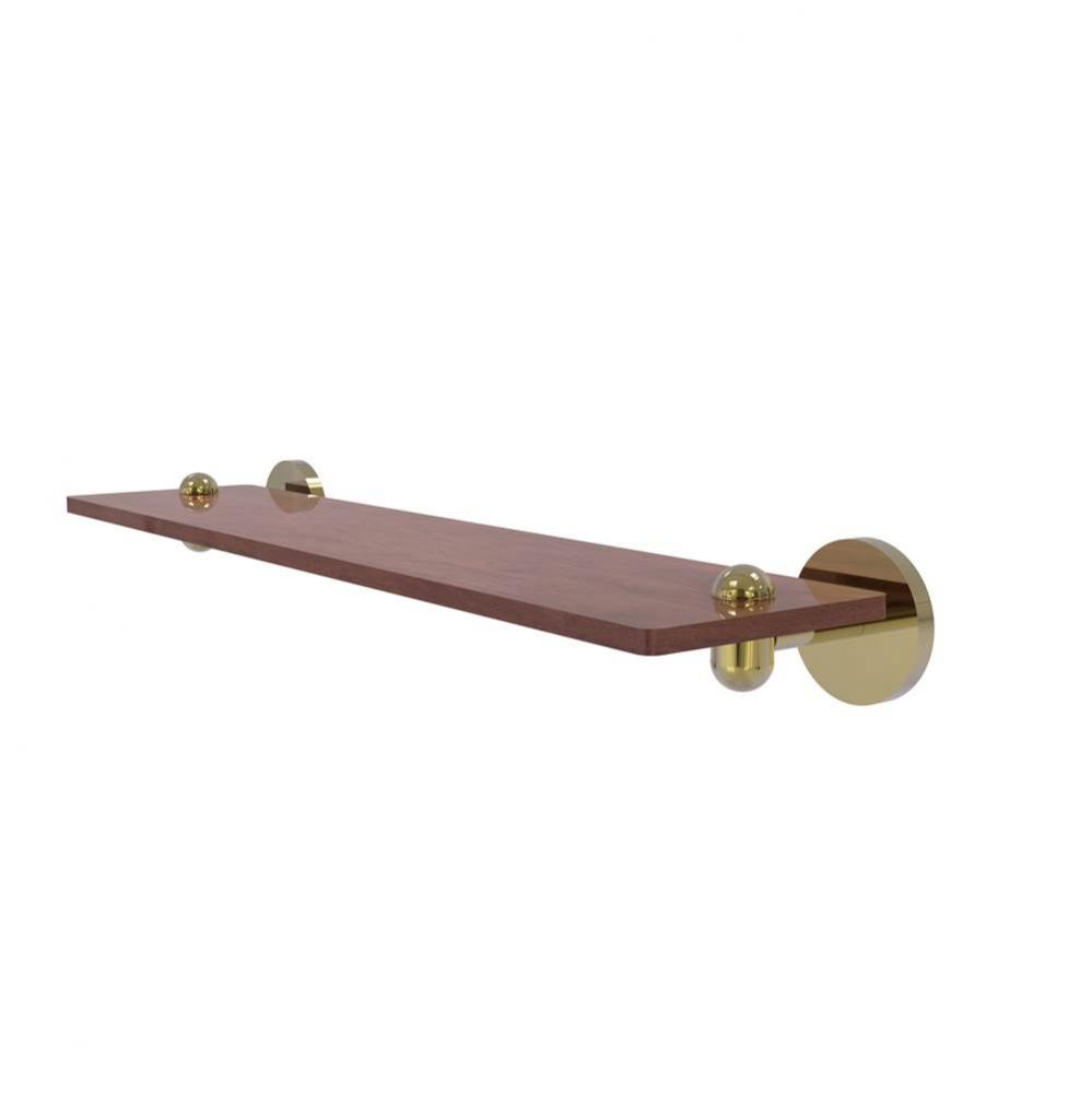 Tango Collection 22 Inch Solid IPE Ironwood Shelf
