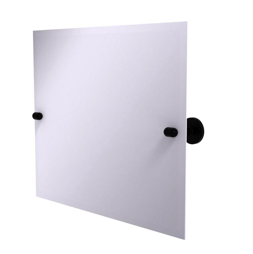 Frameless Landscape Rectangular Tilt Mirror with Beveled Edge