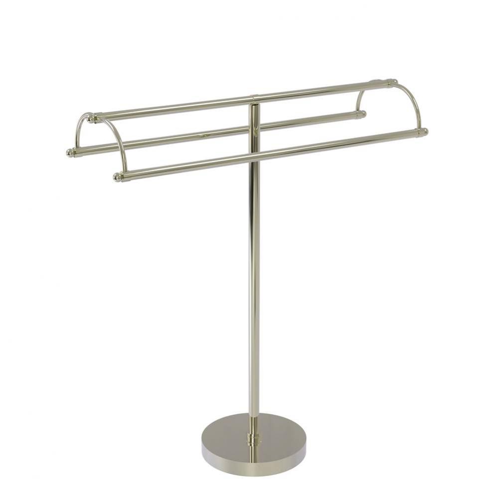 Free Standing Double Arm Towel Holder