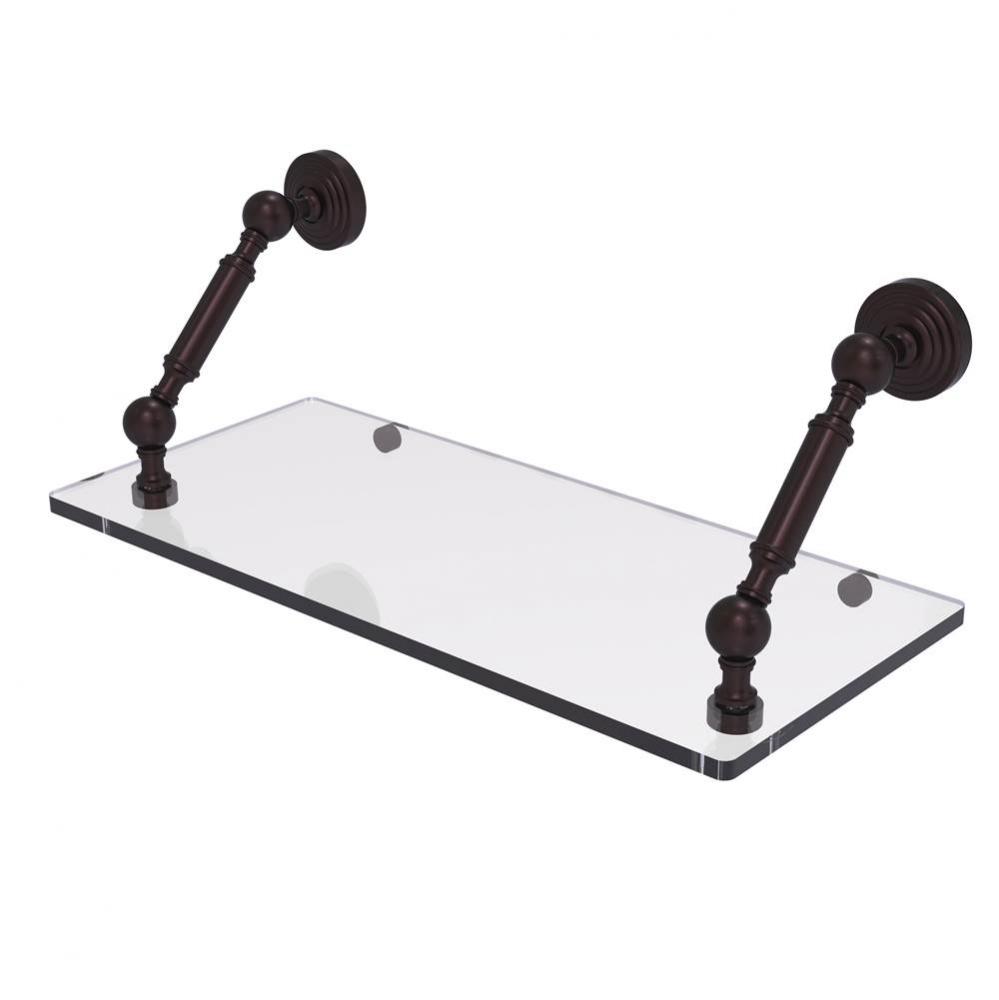 Waverly Place Collection 18 Inch Floating Glass Shelf