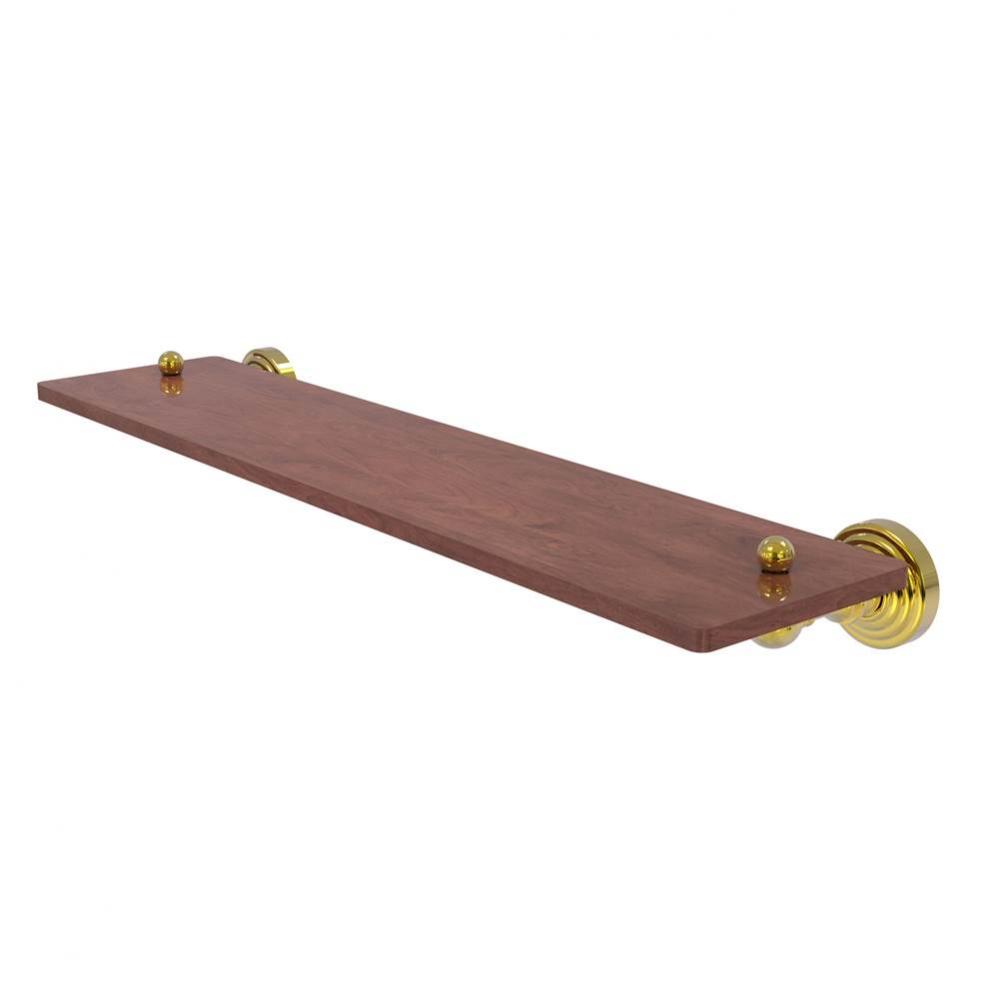 Waverly Place Collection 22 Inch Solid IPE Ironwood Shelf