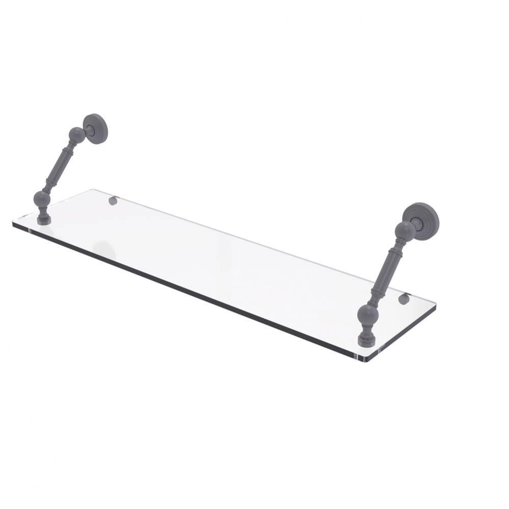 Waverly Place Collection 30 Inch Floating Glass Shelf