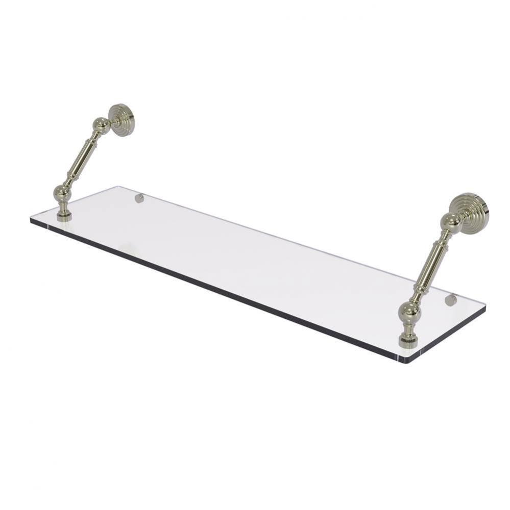 Waverly Place Collection 30 Inch Floating Glass Shelf