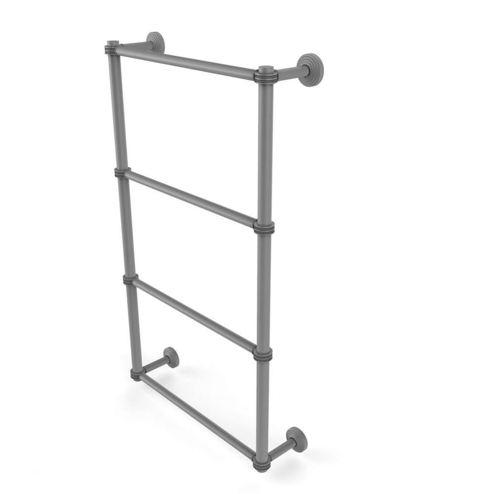 Waverly Place Collection 4 Tier 36 Inch Ladder Towel Bar with Dotted Detail