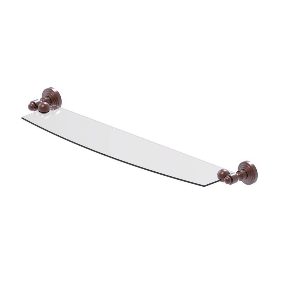 Waverly Place 24 Inch Glass Shelf