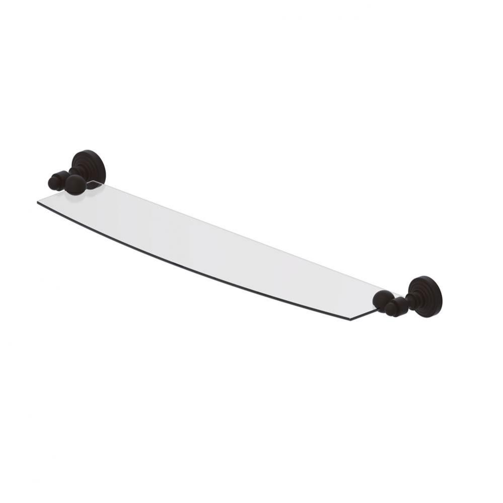 Waverly Place 24 Inch Glass Shelf