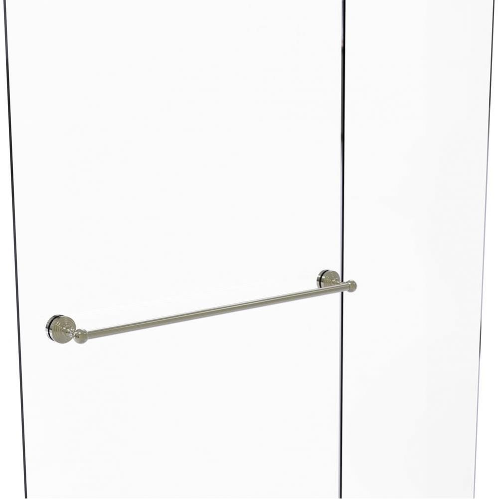 Waverly Place Collection 30 Inch Shower Door Towel Bar