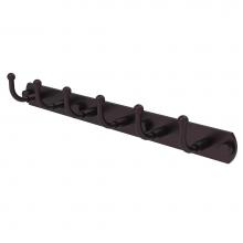 Allied Brass 1020-6-ABZ - Skyline Collection 6 Position Tie and Belt Rack
