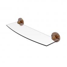 Allied Brass 1033/18-BBR - Skyline Collection 18 Inch Glass Shelf