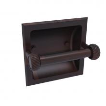 Allied Brass 2024-CT-VB - Continental Collection Recessed Toilet Tissue Holder with Twisted Accents