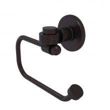 Allied Brass 2024EG-ABZ - Continental Collection Euro Style Toilet Tissue Holder with Groovy Accents