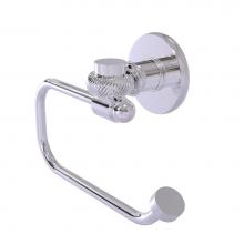 Allied Brass 2024ET-PC - Continental Collection Euro Style Toilet Tissue Holder with Twisted Accents
