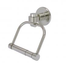 Allied Brass 2024G-SN - Continental Collection 2 Post Toilet Tissue Holder with Groovy Accents