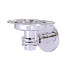 Allied Brass 2026D-PC - Continental Collection Tumbler and Toothbrush Holder with Dotted Accents