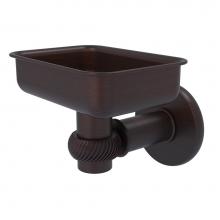 Allied Brass 2032T-VB - Continental Collection Wall Mounted Soap Dish Holder with Twist Accents