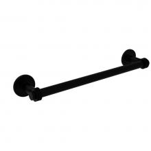 Allied Brass 2051D/36-BKM - Continental Collection 36 Inch Towel Bar with Dotted Detail