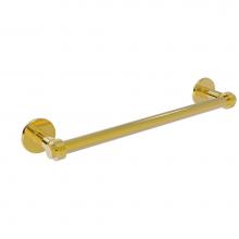 Allied Brass 2051G/18-PB - Continental Collection 18 Inch Towel Bar with Groovy Detail