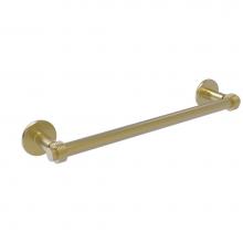 Allied Brass 2051G/24-SBR - Continental Collection 24 Inch Towel Bar with Groovy Detail