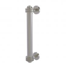 Allied Brass 402AD-SN - 8 Inch Door Pull with Dotted Accents