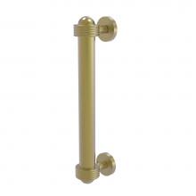 Allied Brass 402AG-SBR - 8 Inch Door Pull with Groovy Accents