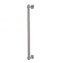 Allied Brass 402AG-RP-SN - 18 Inch Refrigerator Pull with Groovy Accents