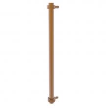 Allied Brass 402D-RP-BBR - 18 Inch Refrigerator Pull with Dotted Accents