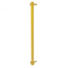 Allied Brass 402G-RP-PB - 18 Inch Refrigerator Pull with Groovy Accents